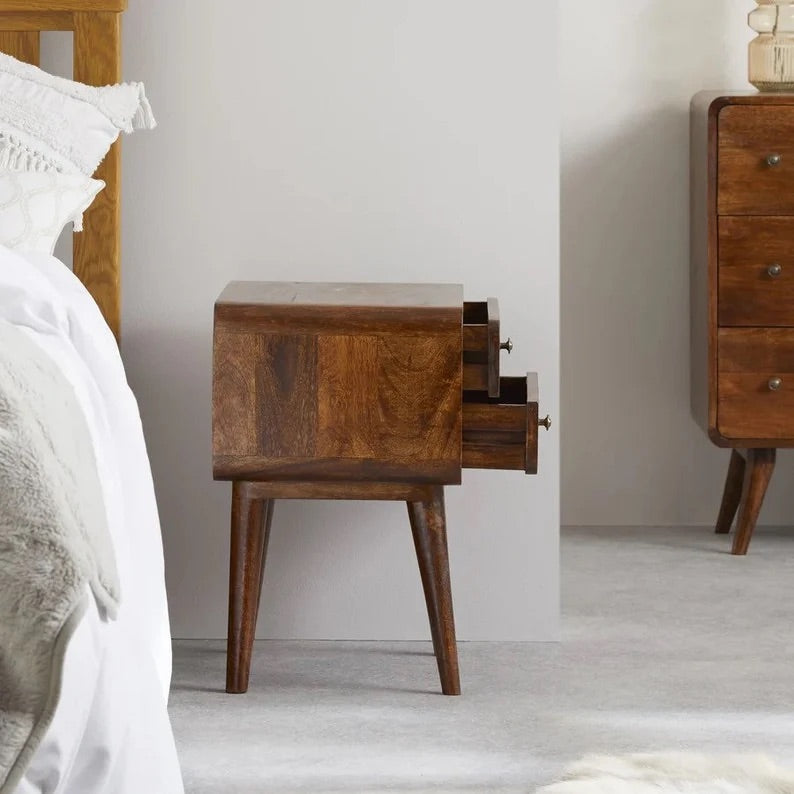 Ubud bedside table made of mango wood