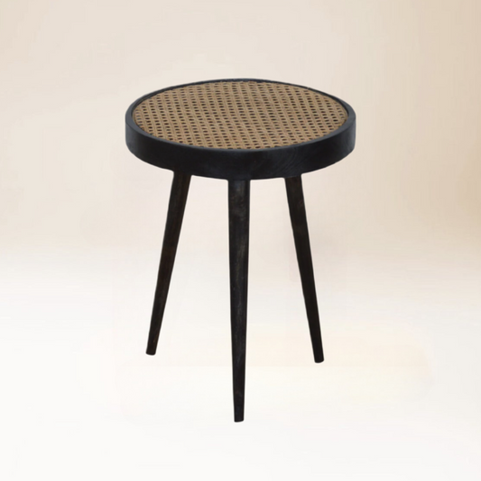 Tabanan side table - mango wood/rattan
