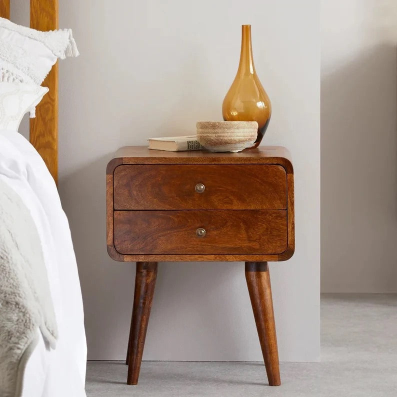 Ubud bedside table made of mango wood
