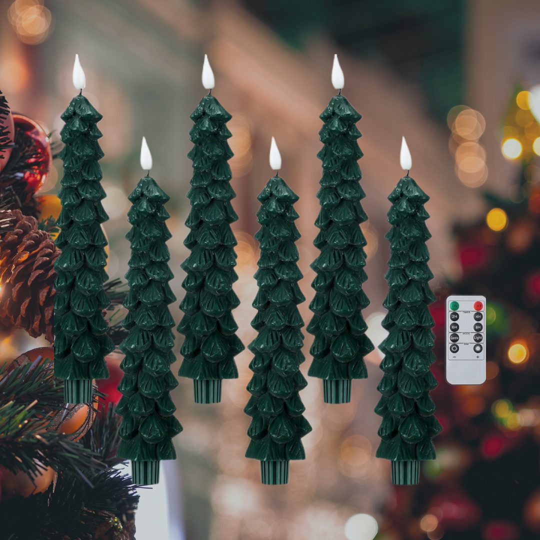 Christmas LED Echtwachskerzen - Limited Edition