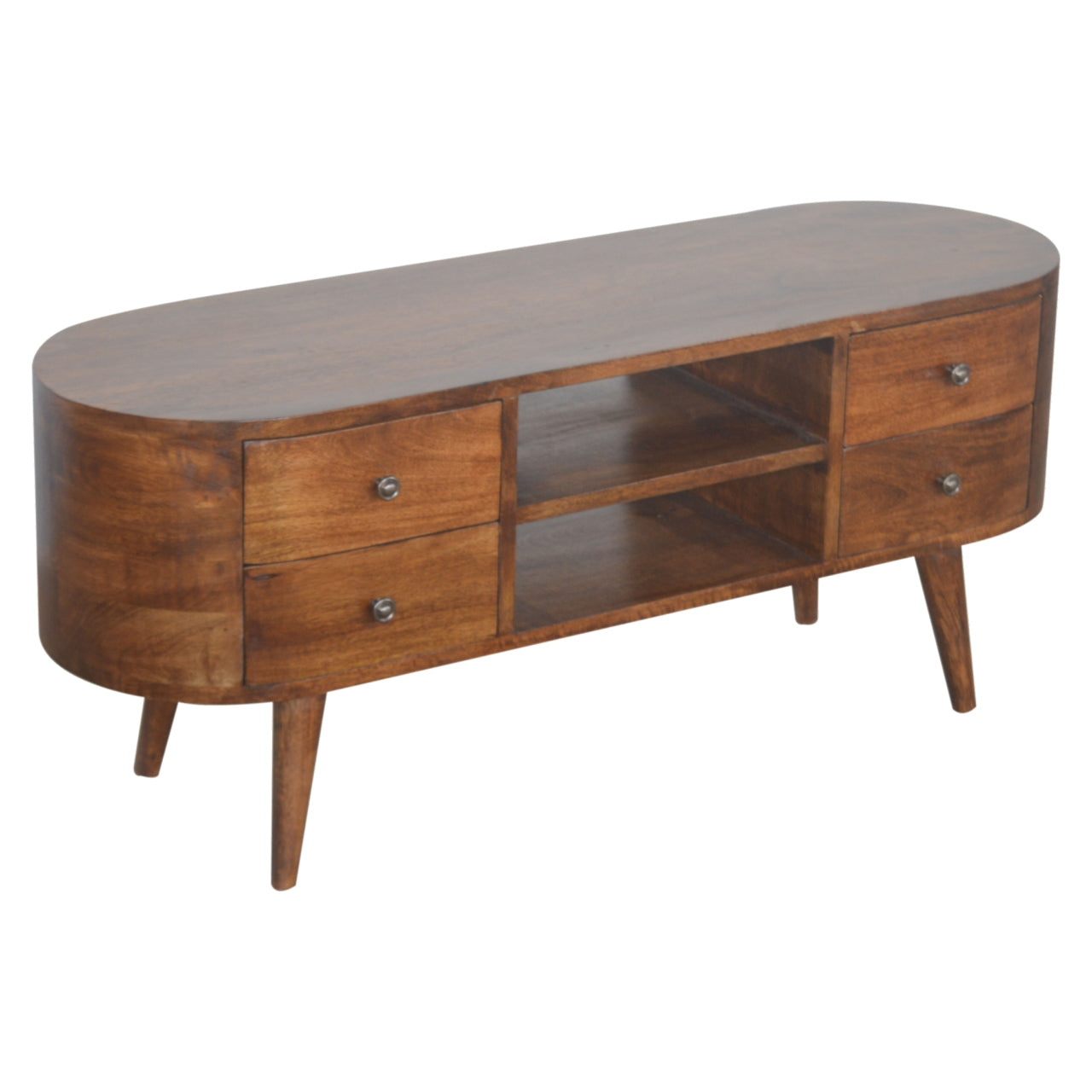 Candi Dasa TV Media Unit - Chestnut