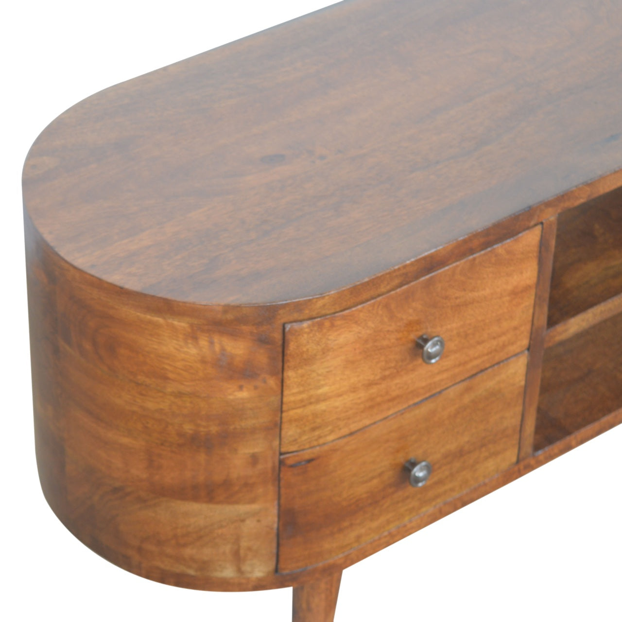 Candi Dasa TV Media Unit - Chestnut
