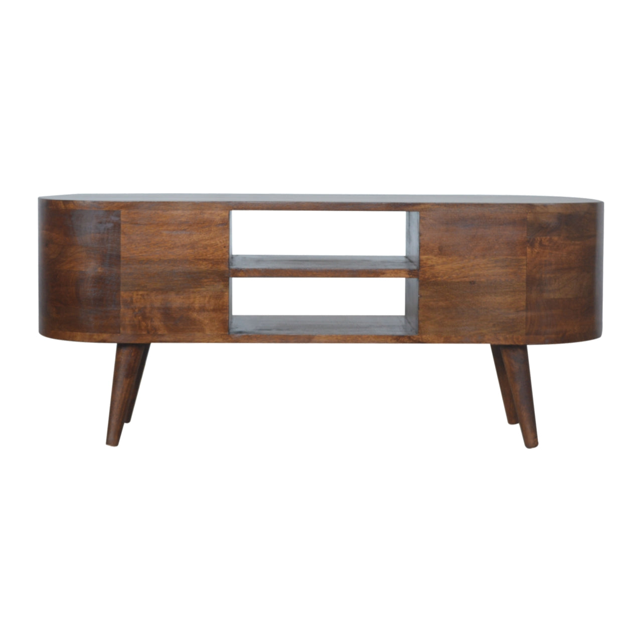 Candi Dasa TV Media Unit - Chestnut
